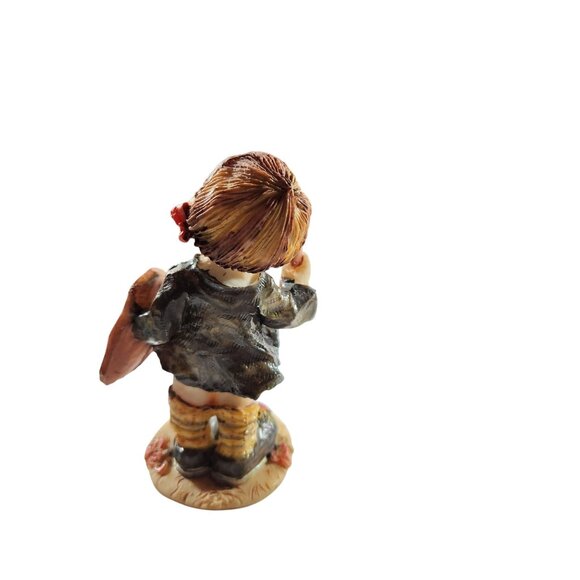Vintage Hand-Painted Girl Artist Figurine With Palette brush 4" Tall Spains Inc. - Picture 2 of 4